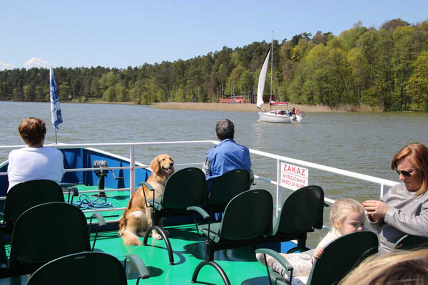 ... Rundfahrt auf dem Guzianka Wielka in Polen (Masuren)